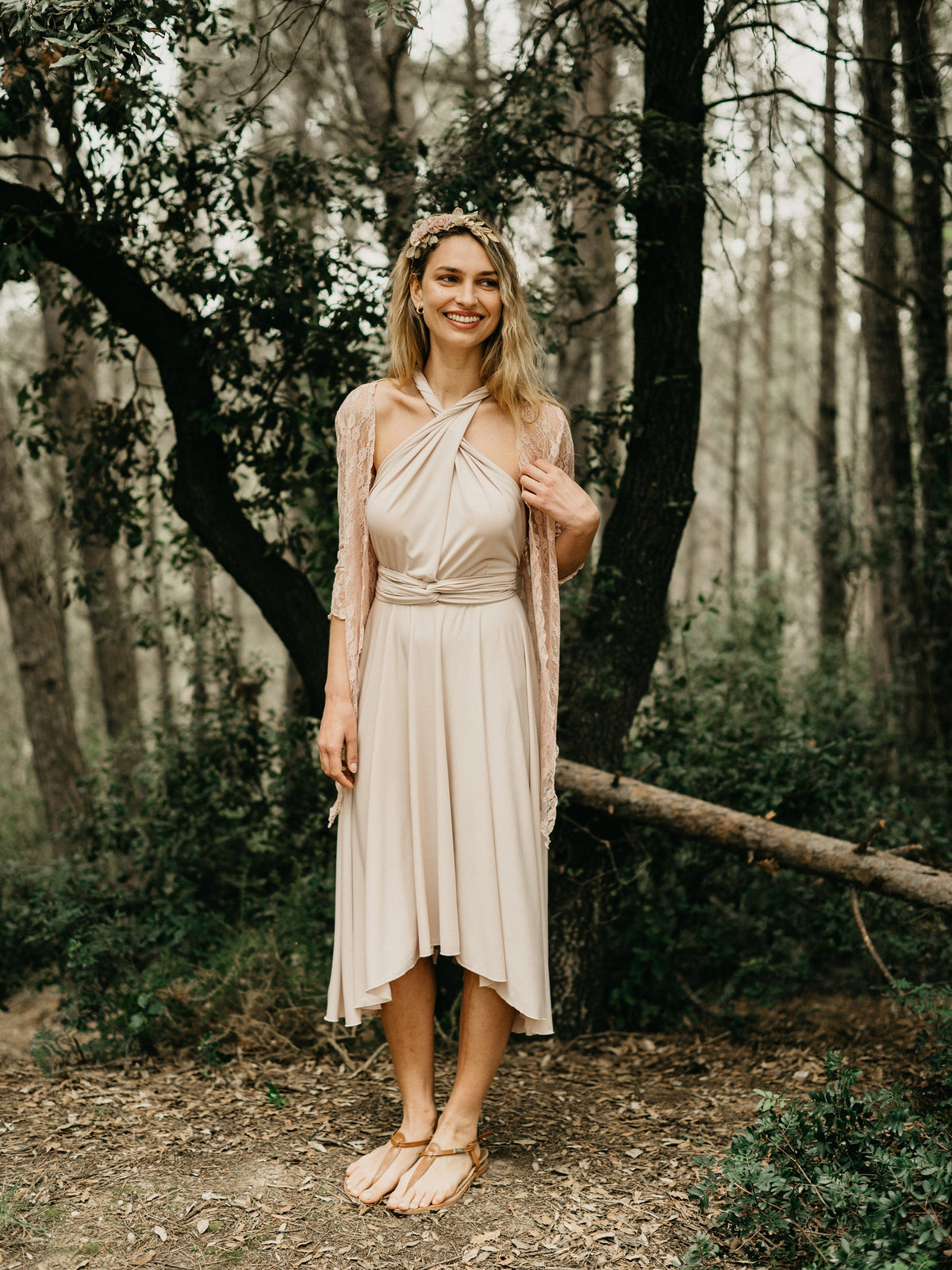 Vestido midi multiposición Infinity – foto 6