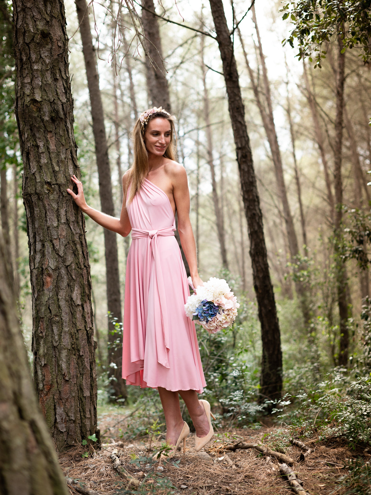 Vestido midi multiposición Infinity – foto 12