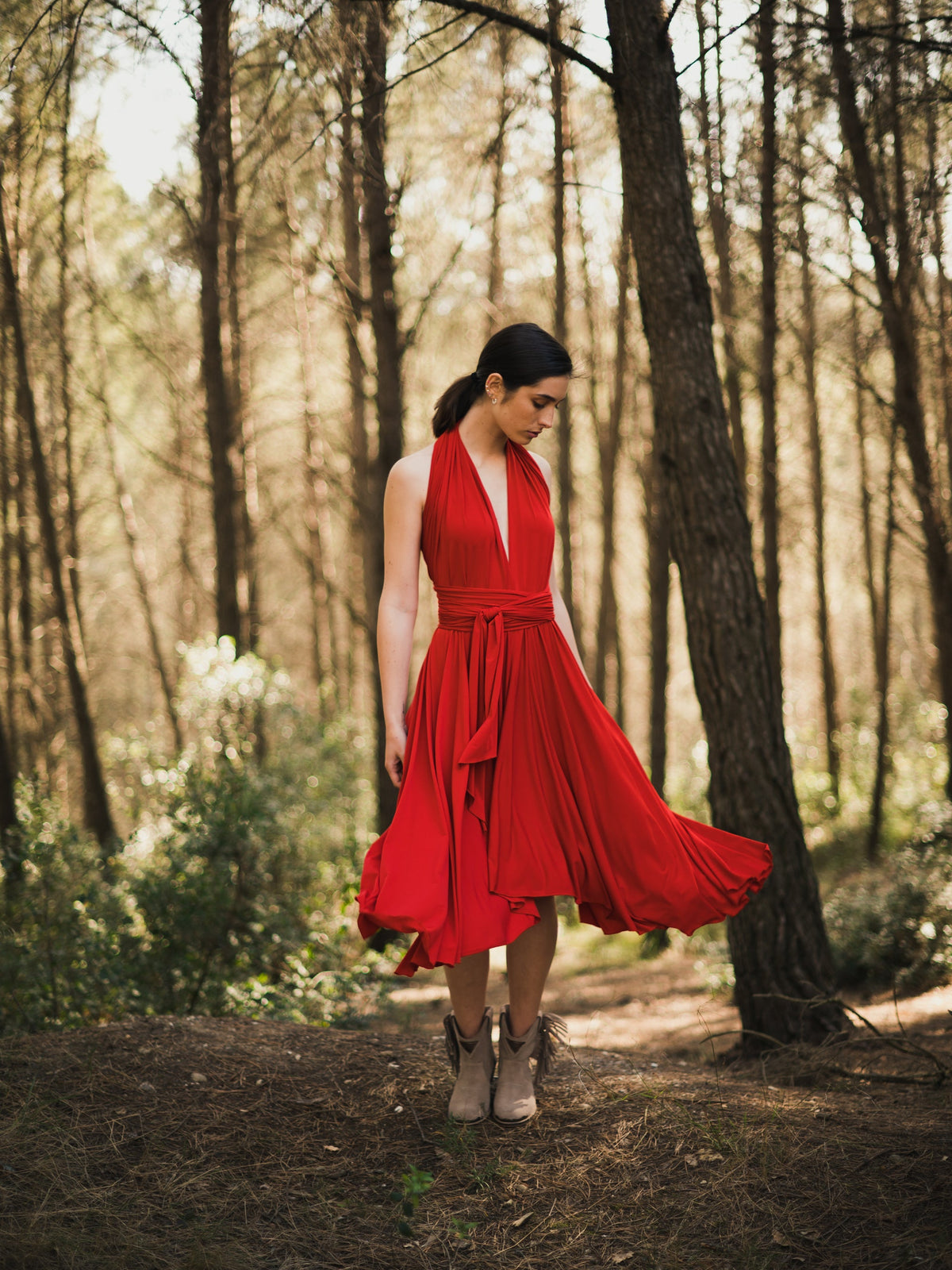 Vestido midi multiposición Infinity – foto 9
