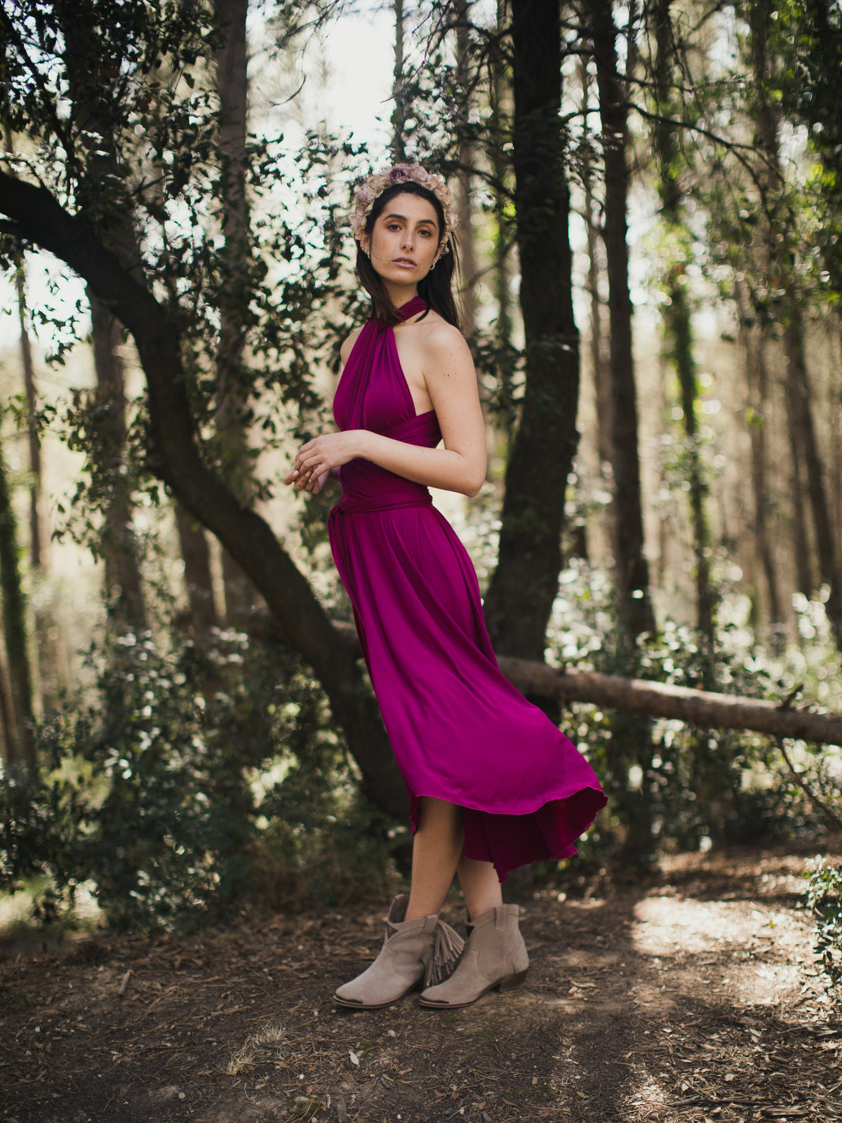 Vestido midi multiposición Infinity – foto 10