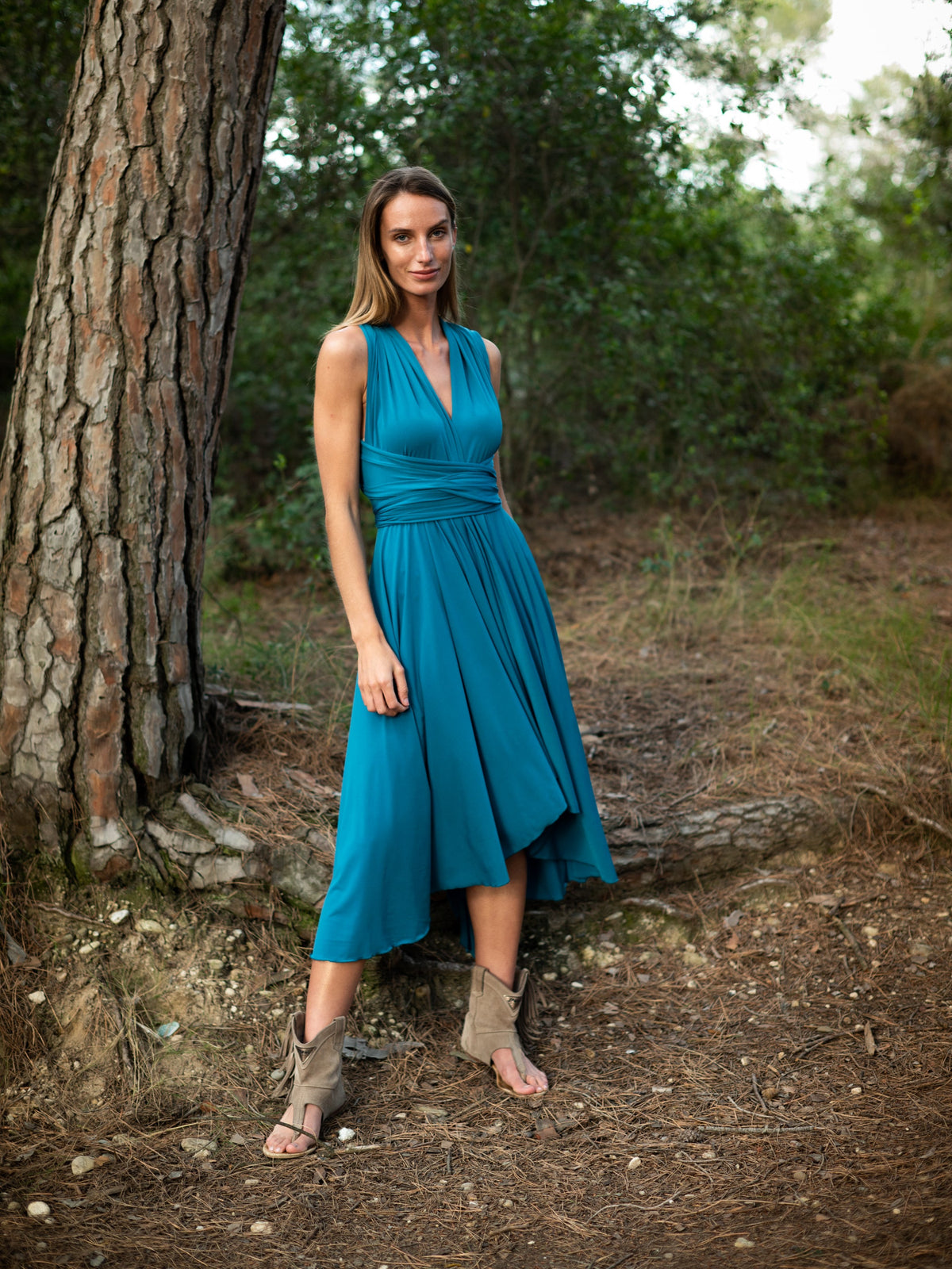 Vestido midi multiposición Infinity – foto 3