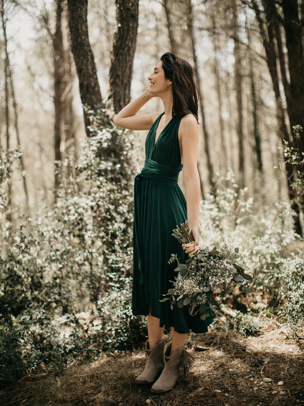Vestido midi multiposición Infinity – foto 11