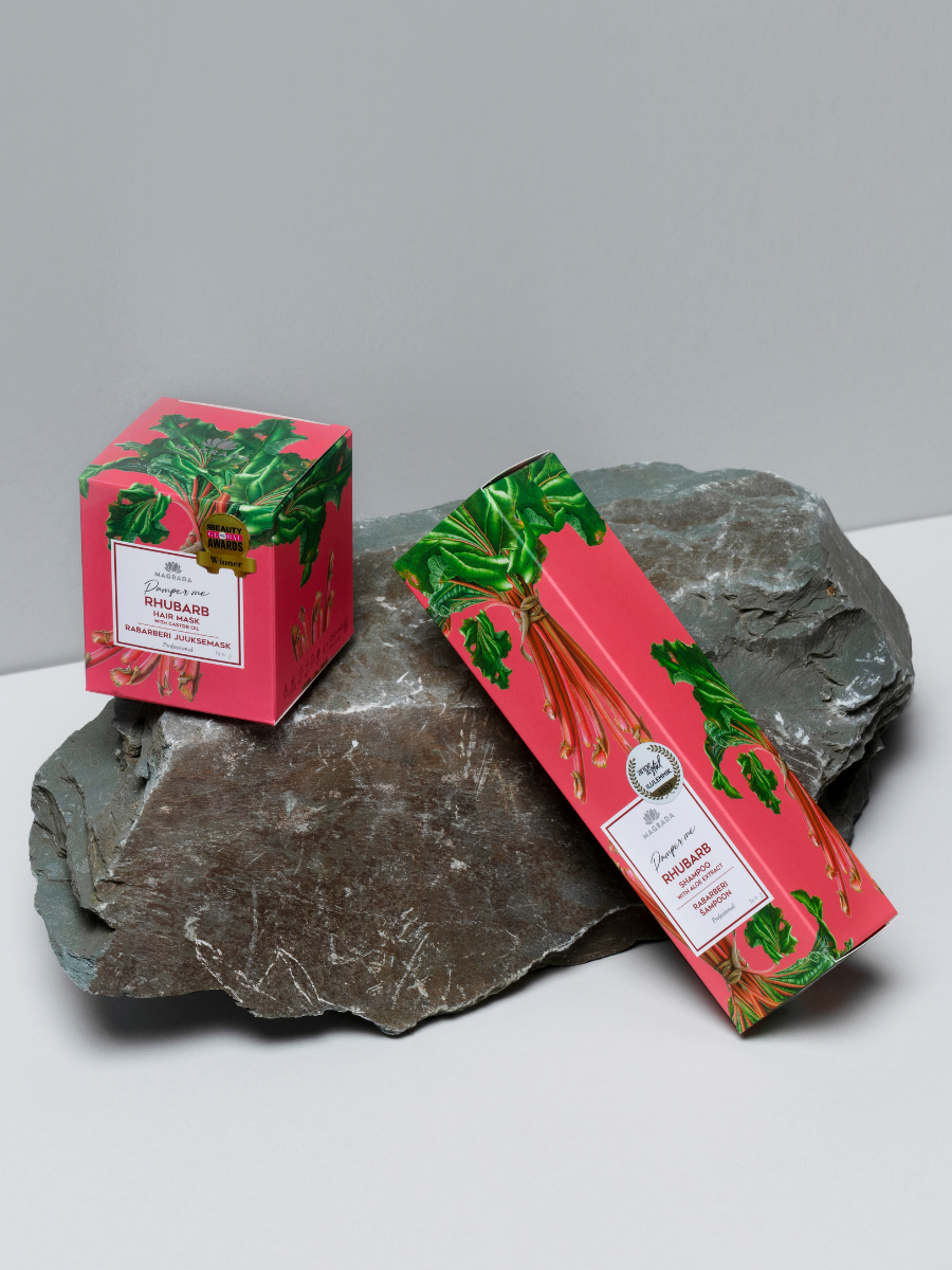 Mascarilla capilar de ruibarbo con aceite de ricino, 250 ml – foto 4