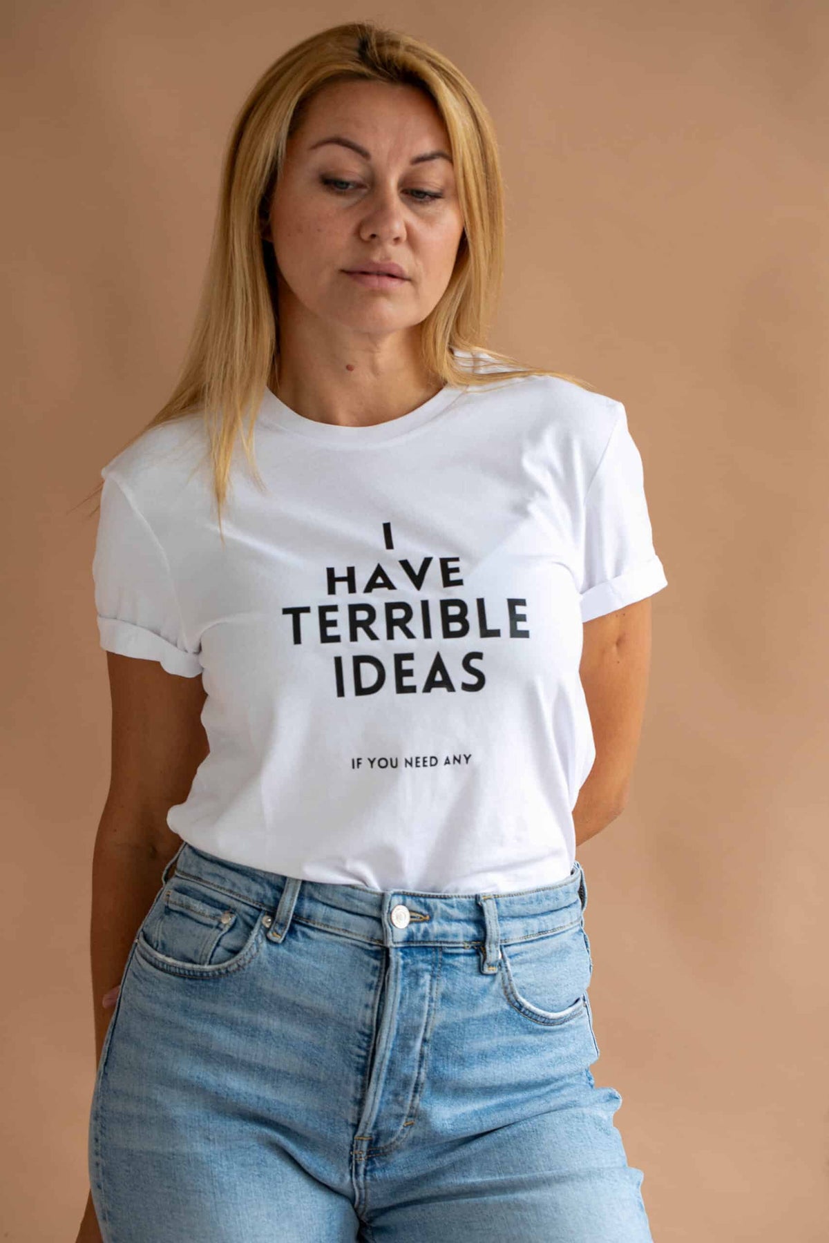Camiseta oversize I Have Terrible Ideas