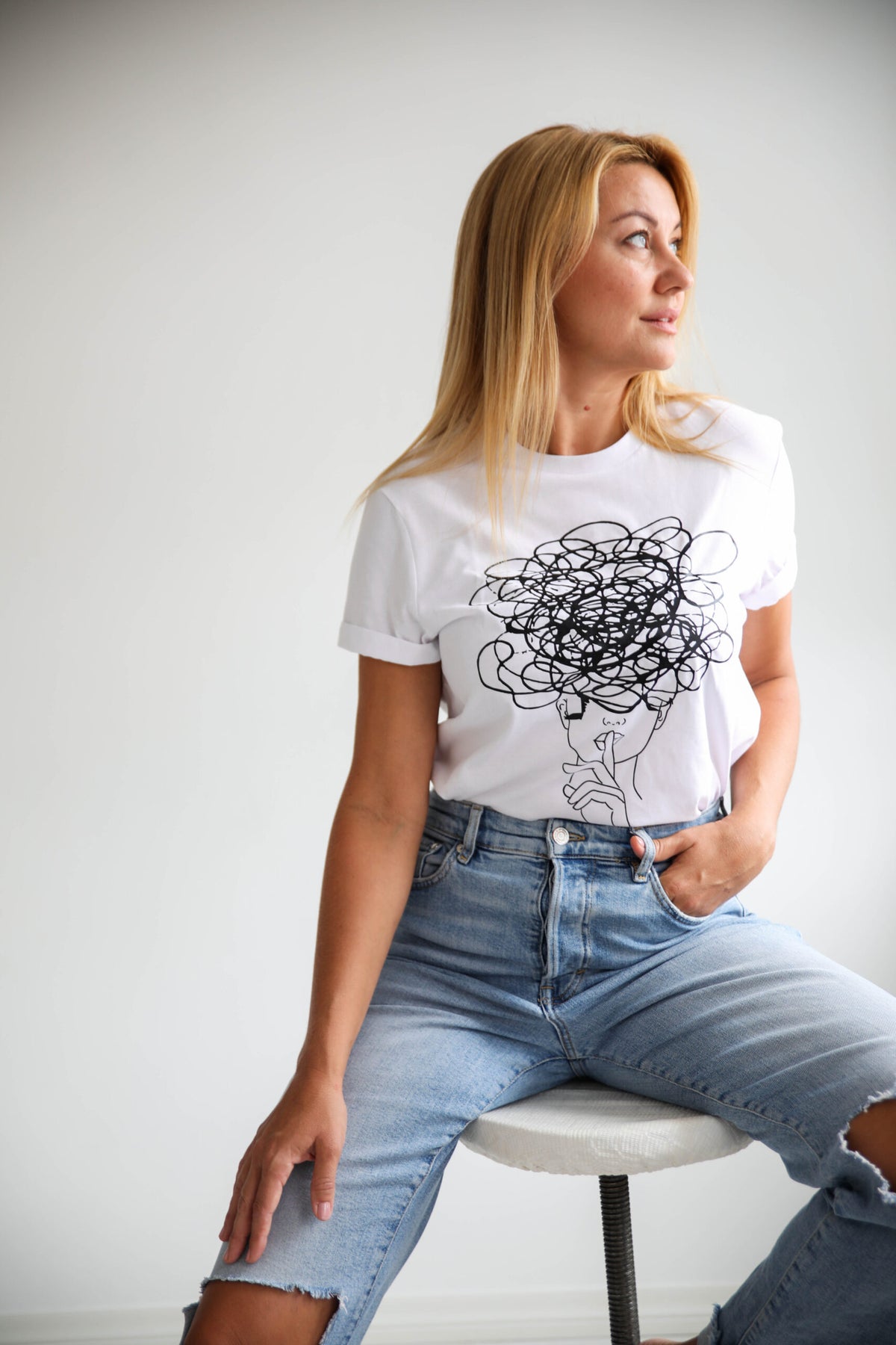 Camiseta oversize Šššhhh! – foto 5