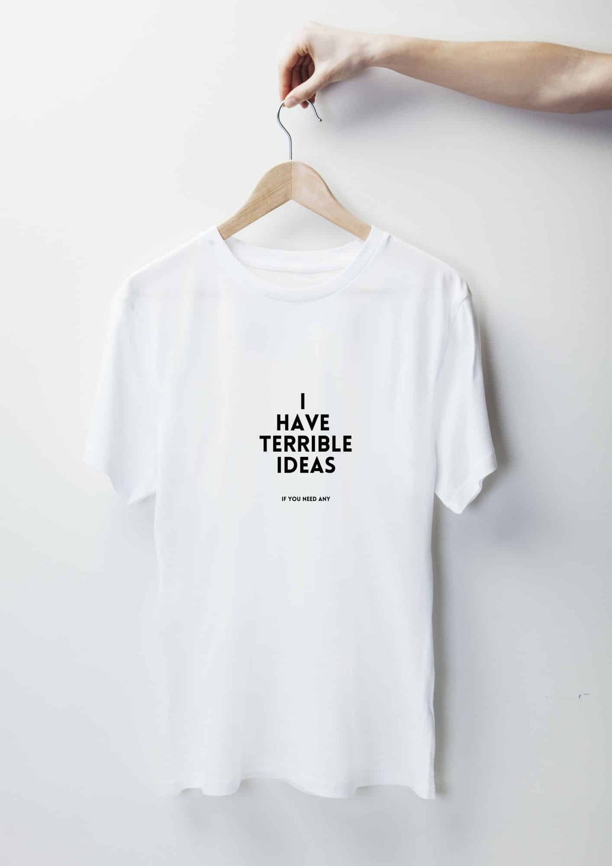 Camiseta oversize I Have Terrible Ideas – foto 2