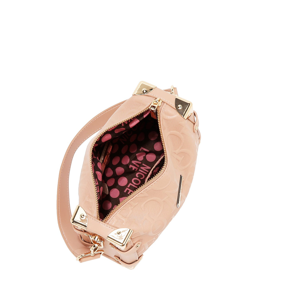 Bolso de hombro cuadrado con relieve - Rojo – foto 2