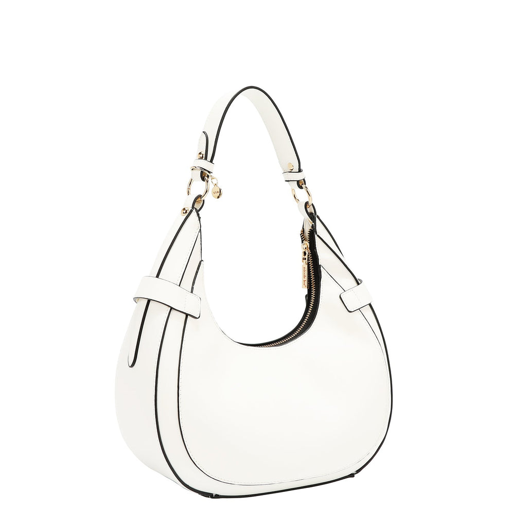 Bolso de hombro con recorte geométrico - Blanco – foto 4