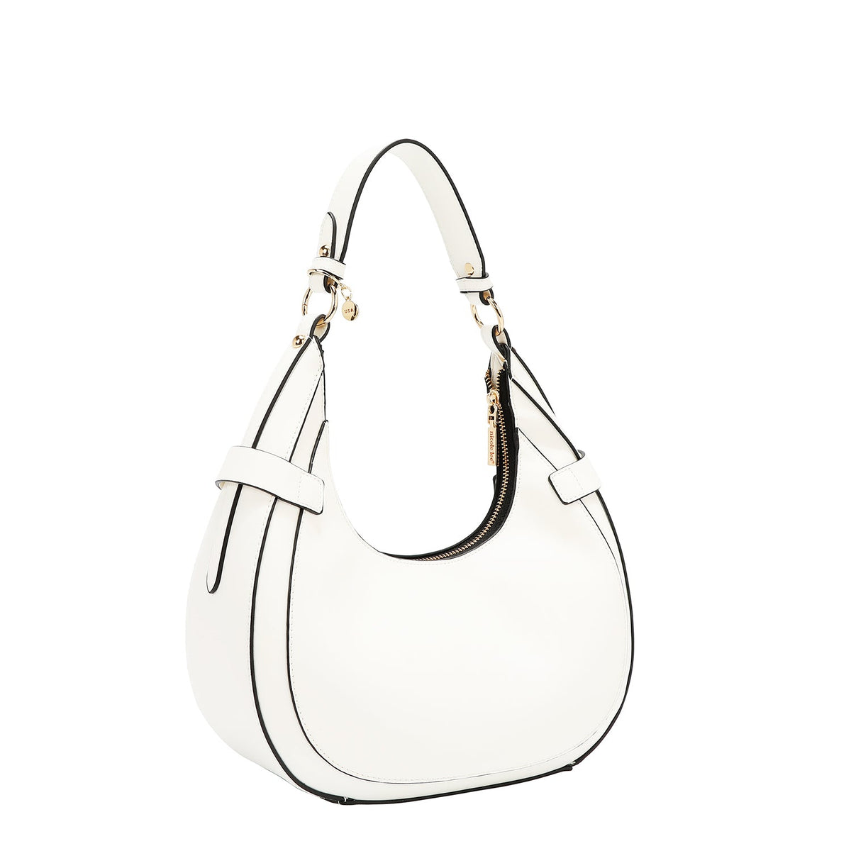 Bolso de hombro con recorte geométrico - Blanco – foto 4