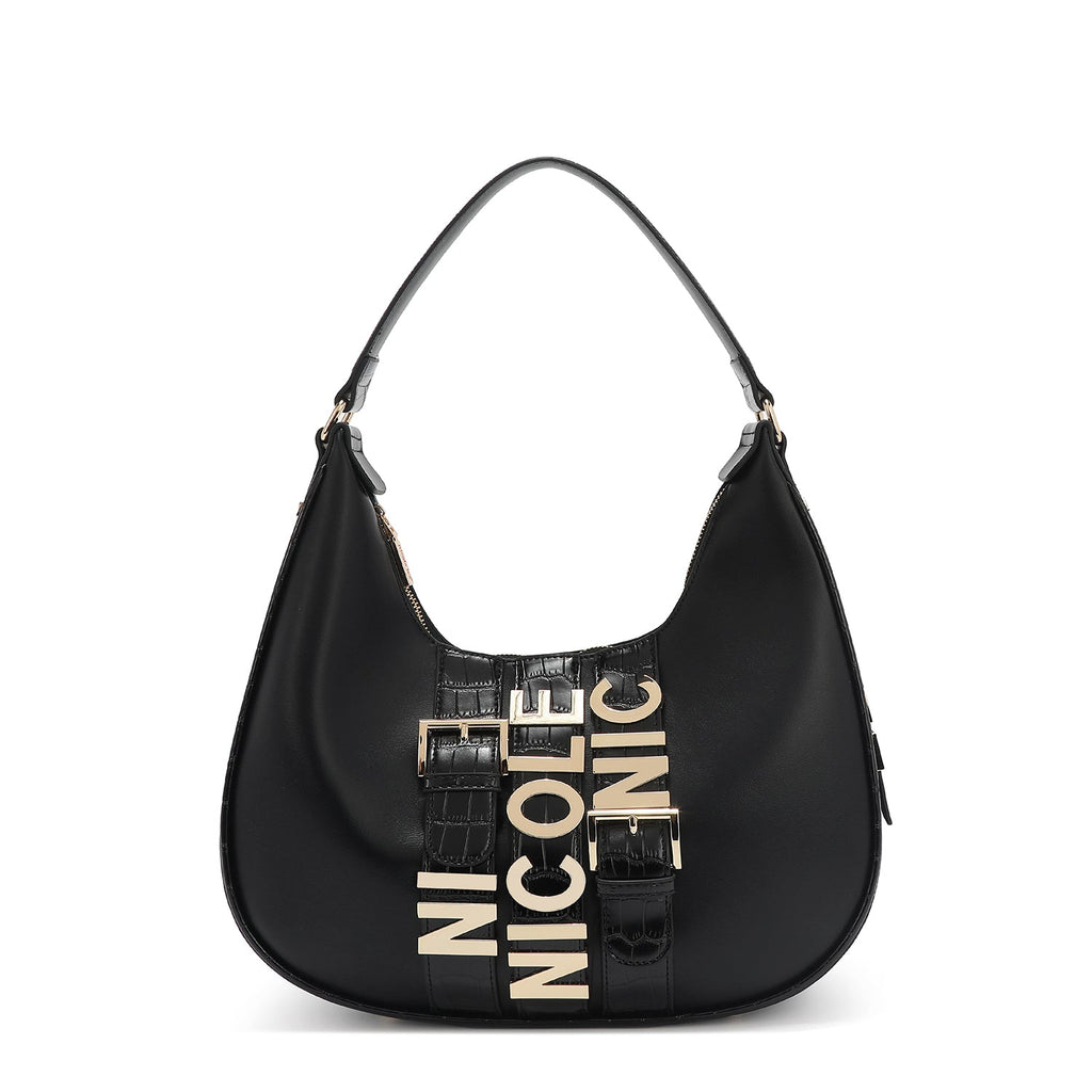 Bolso de hombro grande Calista - Negro – foto 3