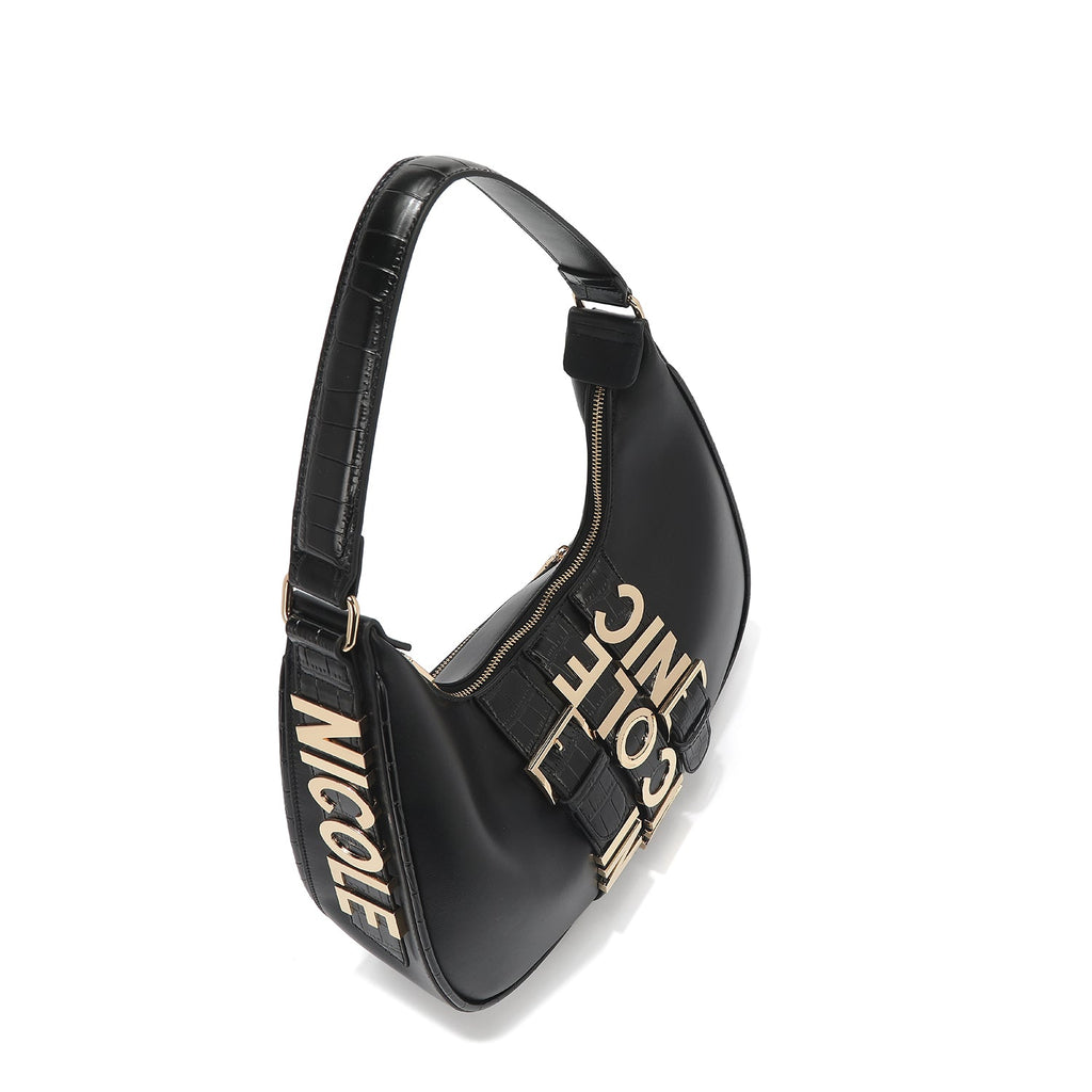 Bolso de hombro grande Calista - Negro – foto 5
