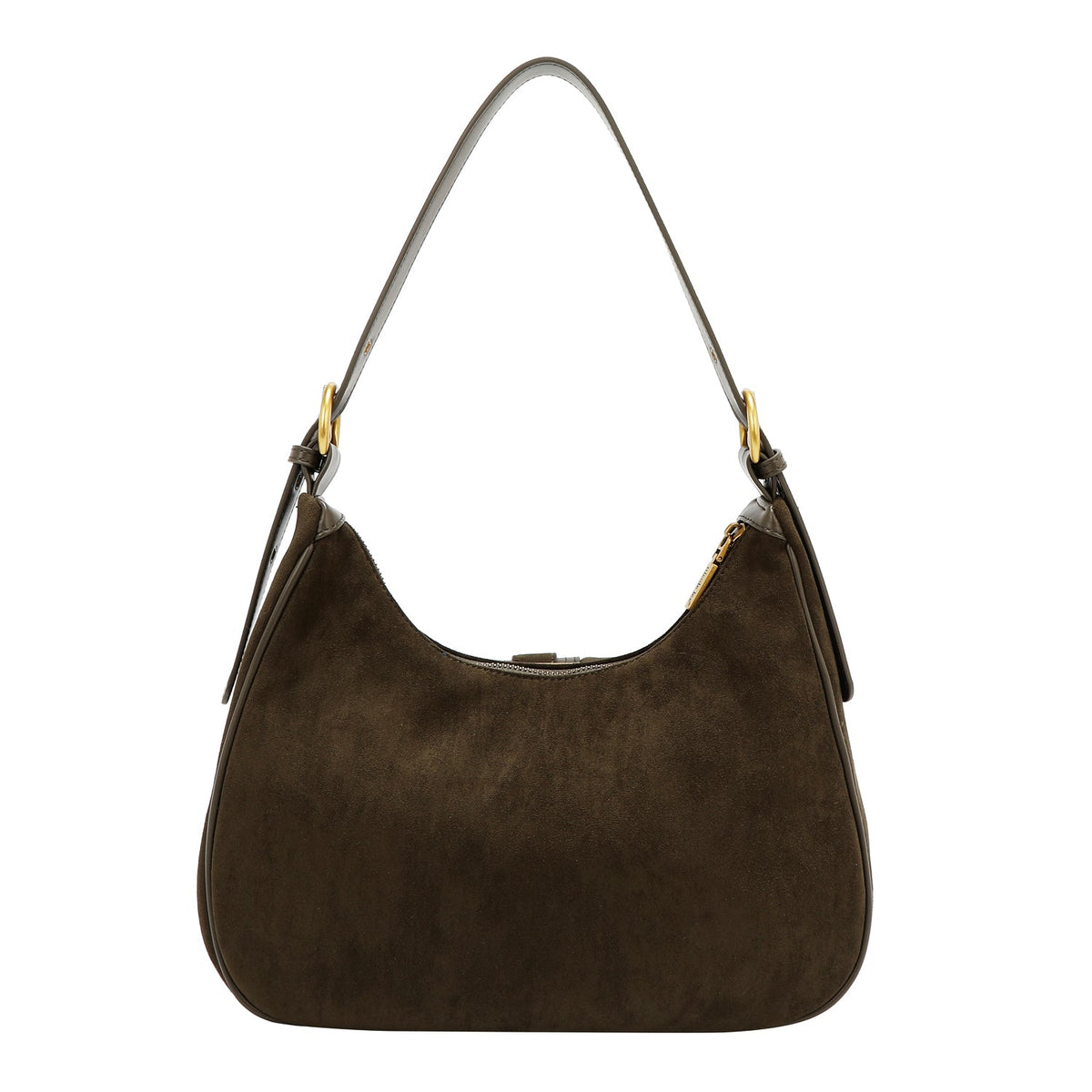 Bolso de hombro con diseño floral - Oliva – foto 5