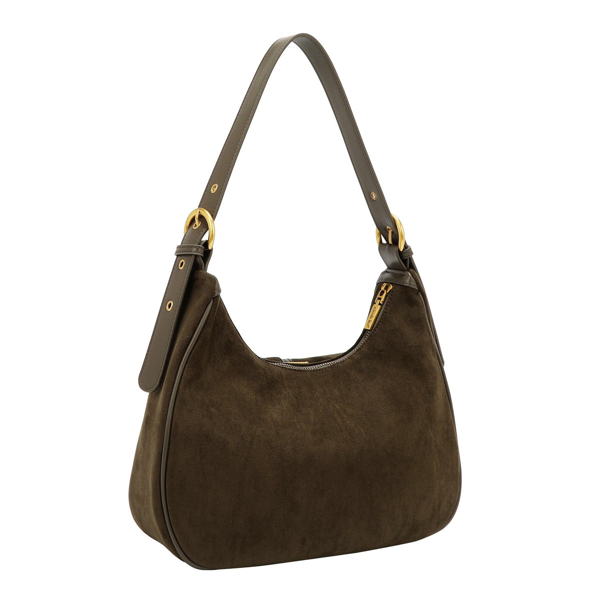 Bolso de hombro con diseño floral - Oliva – foto 4